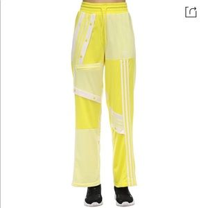 NWT Adidas Danielle cathari yellow track pants